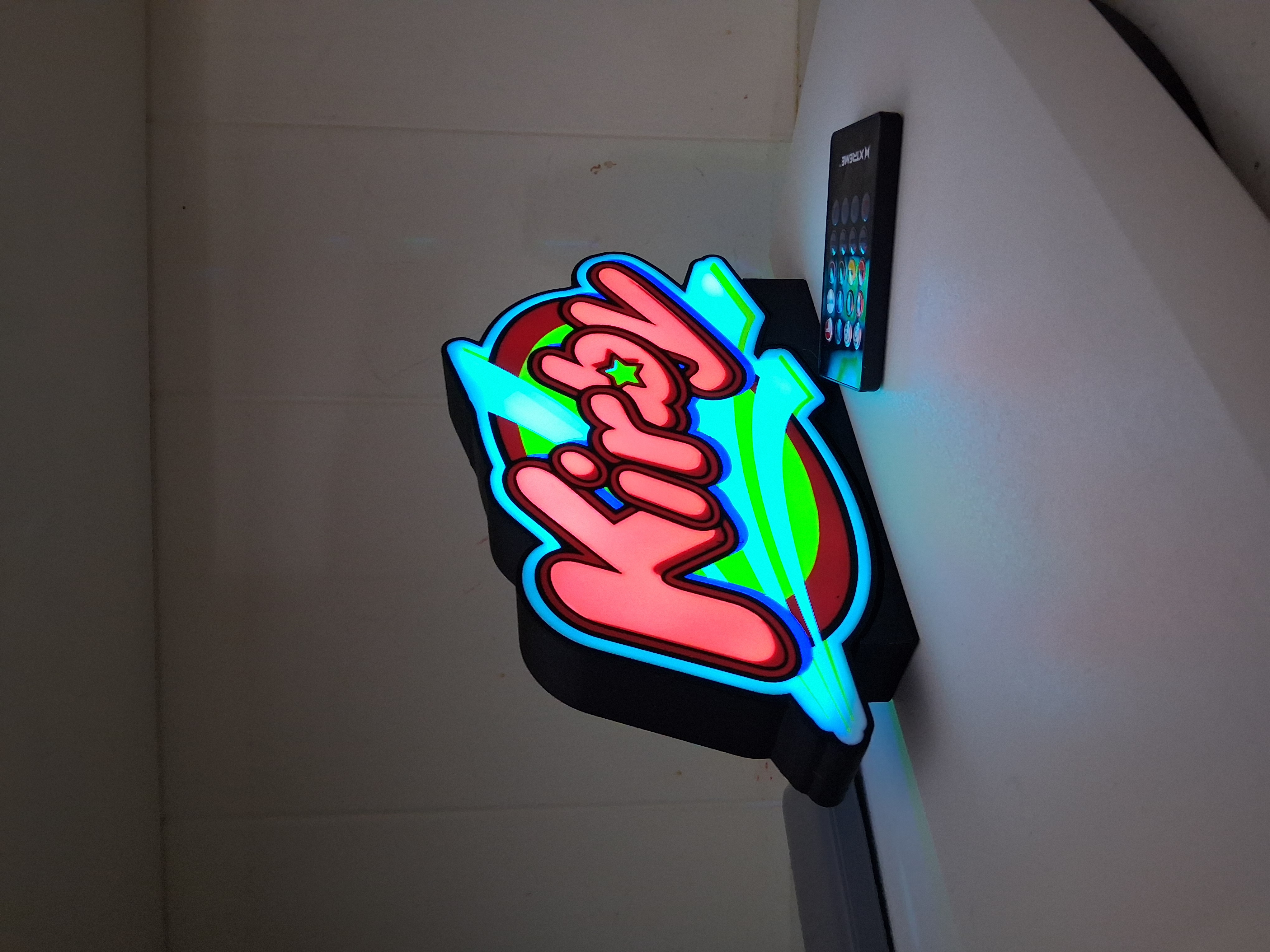 Kerby LED light box – custom 3D printed – Lit Layer Creations